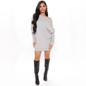 Fashion Nova Mini Sweater Dress
